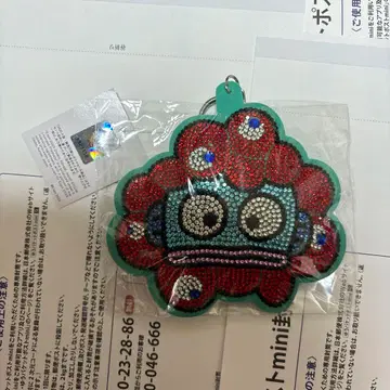 오사카 만박 산리오 먀쿠먀쿠 한교동 반짝이 가죽 키링