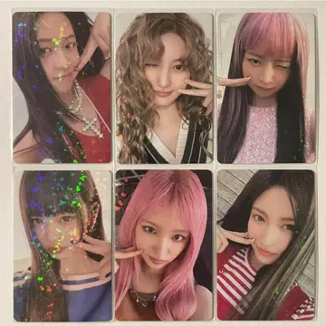 IVE SECRET 타워 레코드 시부야 홀로그램 트레이딩 카드 6장 컴프