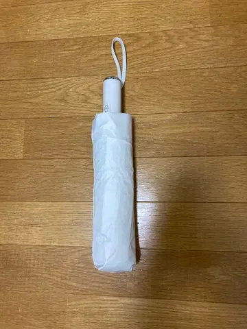 화이트 접이식 우산 우천 겸용 8본골