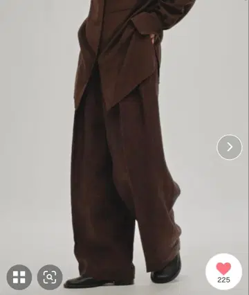 TODAYFUL Tuck Linen Trousers 브라운