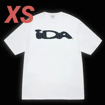 [ XS ] IDA SPLY LOGO TEE GREEN PLAID