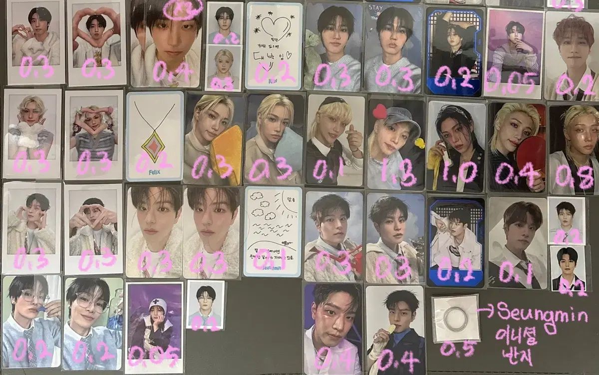 SKZ poca wts Han Poca, Bbok Poca, Seung Poca, Yang Poca