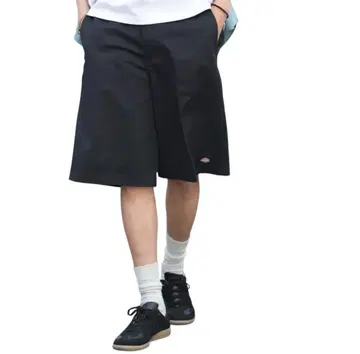 디키즈 이지 하프 워크 팬츠 하프 치노 팬츠 블랙
