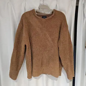 BEAMS 보아풍 브라운 니트 M 사이즈