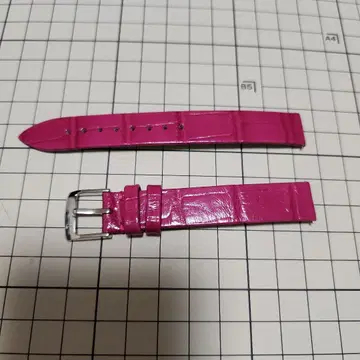 (미사용 새상품) 피아제 포제션 교체용 벨트 핑크 악어 가죽