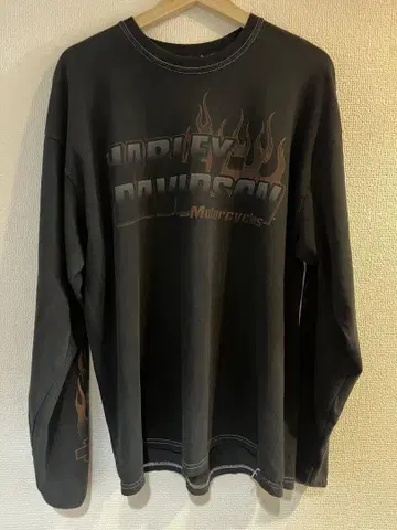 Harley-Davidson 롱 슬리브 티셔츠 블랙