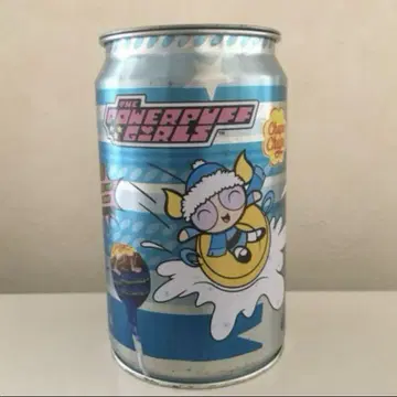 파워퍼프걸 버블스 츄파춥스 캔 빈티지 버블스 빈 캔