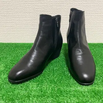 새상품급 GINZA YOSHINOYA 사이드십 가죽 부츠 일본제