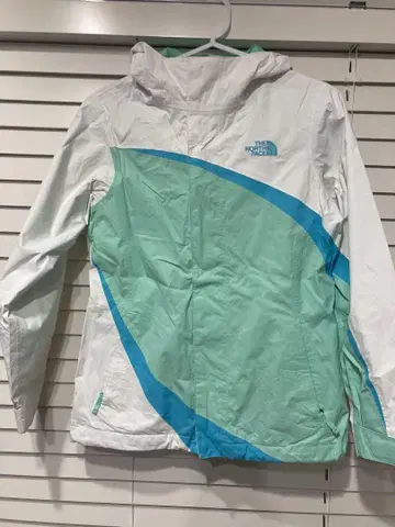 THE NORTH FACE 나일론, 마운틴 파카 화이트/민트