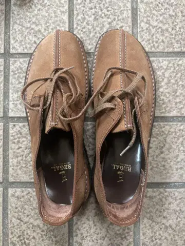 REGAL 스웨이드 브라운 로퍼