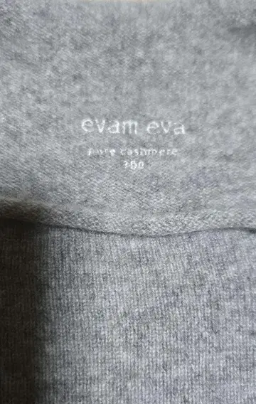 evam eva 캐시미어 슬리브리스 케이프 그레이