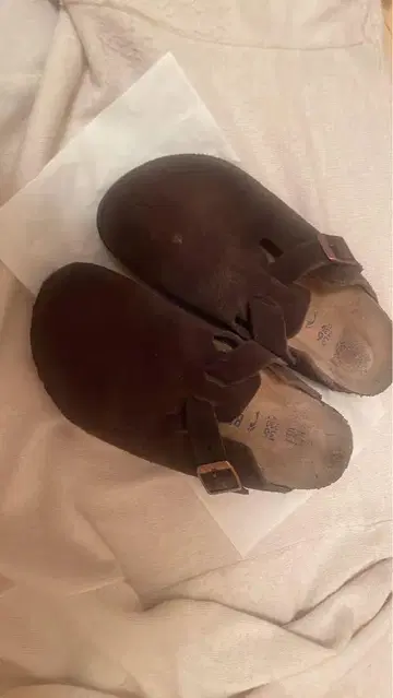 Birkenstock 브라운 클로그 샌들 36