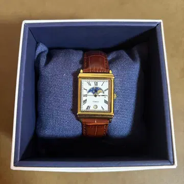 Timex NOAH 아날로그 손목시계 골드