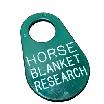 HORSE BLANKET RESEARCH 키 택 키링 참