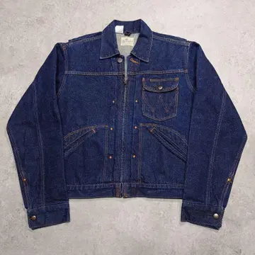90s 00s 랭글러 11MJZ 데님 자켓 다크 네이비