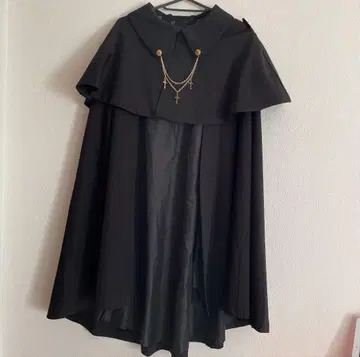 Amavel 케이프 망토 뱀파이어 흡혈귀 할로윈 코스프레 블랙