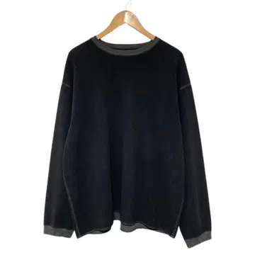 00s 플리스 티셔츠 리버서블 맨투맨 블랙 XL