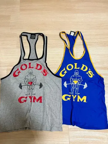 GOLD'S GYM 탱크탑 2장 세트 M