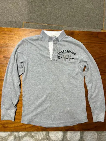 아바클로 Abercrombie NY 긴팔 티셔츠 그레이