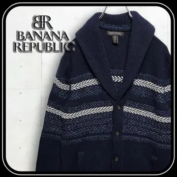 BANANA REPUBLIC 네이비 스트라이프 가디건