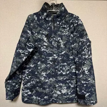 US NAVY 카모 패턴 밀리터리 자켓 S 숏