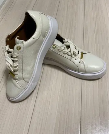 AOURE DEVICE1 [ 27.5cm ] 화이트 가죽 스니커즈