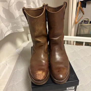 RED WING 브라운 페코스 부츠 8D 26.0cm