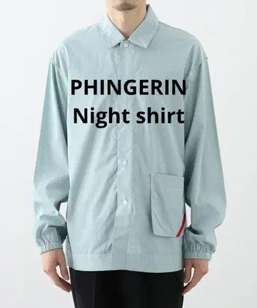 PHINGERIN Night shirt 스트라이프 커버올