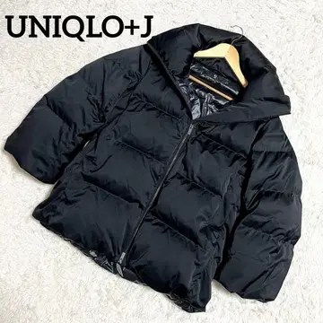 컨디션 최상 UNIQLO+J 다운 자켓 L 사이즈 블랙 질 샌더