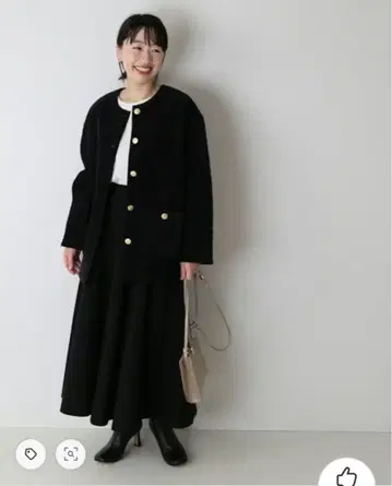 저널 스탠다드 레사주 빈티지 나일론 스커트