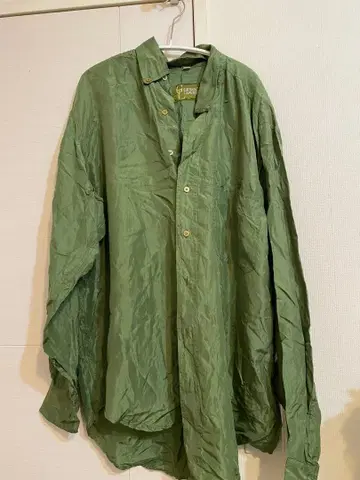 DEPT 구제 의류 실크 100% 셔츠