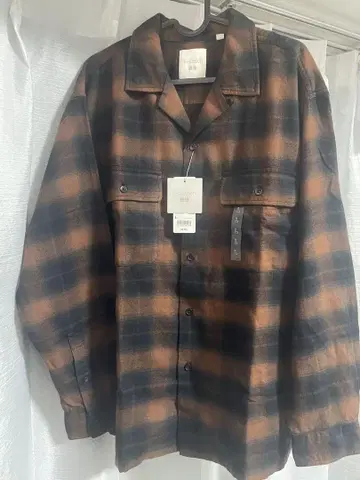 JW ANDERSON 브러쉬드 코튼 오버 사이즈 셔츠 L 사이즈