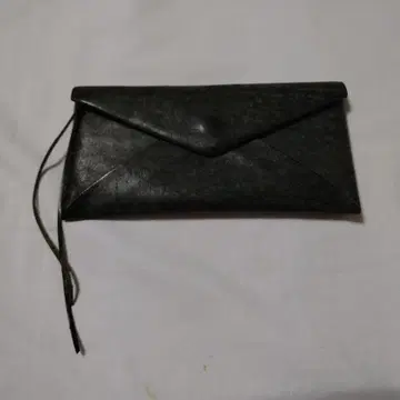 Dona 블랙 가죽 봉투형 장지갑 일체형 새상품급 중고
