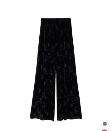 sahara Velour Emboss Flower Pants