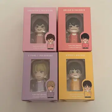 나니와단시 손가락 인형 4개 세트