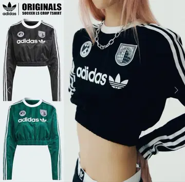 adidas originals 크롭 긴팔 T셔츠