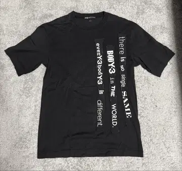 Y-3 블랙 티셔츠 S