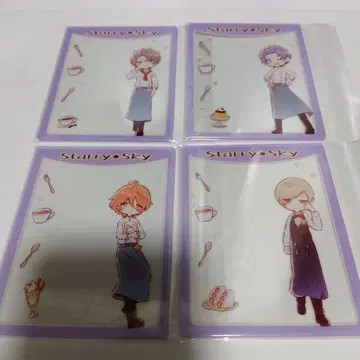 겨울조 아크릴 카드 스타스카 그래프아트