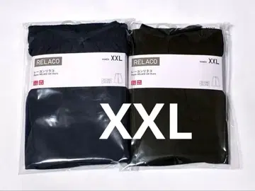 레이온 리라코 2점 블랙 네이비 XXL 사이즈 UNIQLO 유니클로