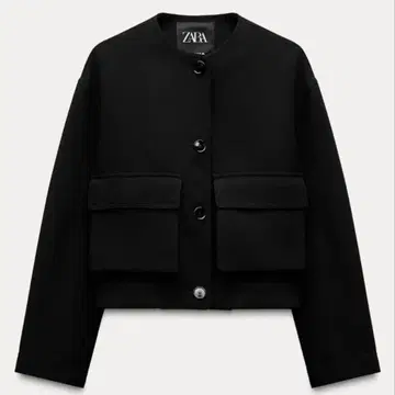 ZARA 봄버 자켓 블랙
