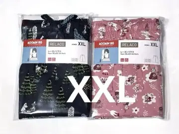 무민 릴라코 XXL 2개 네이비 핑크 유니클로