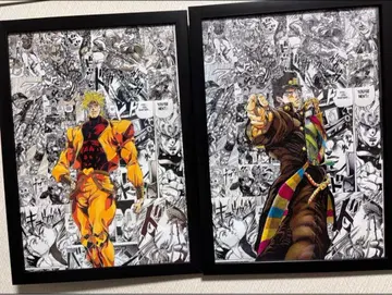 죠죠의 기묘한 모험 아트 패널 쿠죠 죠타로 DIO 디오 죠죠