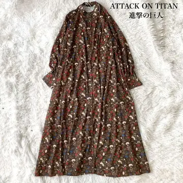 MARK WOOD 진격의 거인 스탠드 카라 롱 원피스 카메이 에리 콜라보