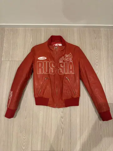 BOSCO Sport 러시아 대표 빨간색 가죽 자켓