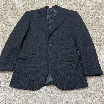 컨디션 최상 아쿠아 스큐텀 캐시미어 100 테일러드 자켓 블랙 블루 L