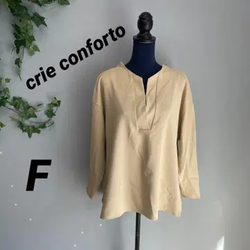 [ crie conforto ] 프론트 슬릿 풀오버 F 새상품급 셔츠
