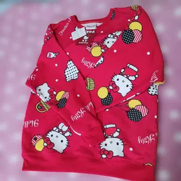 산리오 Hello Kitty 트레이닝복 빨간색 M 사이즈