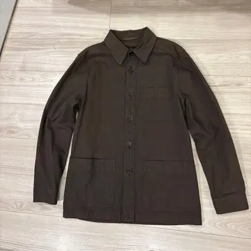 Margaret Howell 커버올 브라운