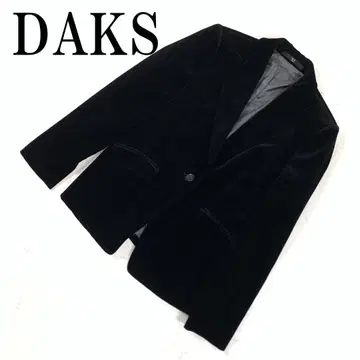 LA8278 DAKS 닥스 테일러드 자켓 블랙 코튼 42