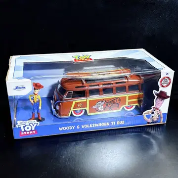 1/24 Jada 토이스토리 우디 & 폭스바겐 T1 버스
